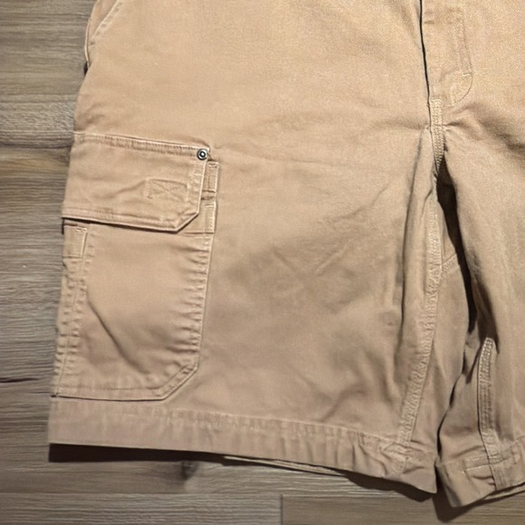 Duluth Trading Co DuluthFlex Fire Hose Ultimate Shorts 44x11 Brown Canvas - Picture 2 of 9